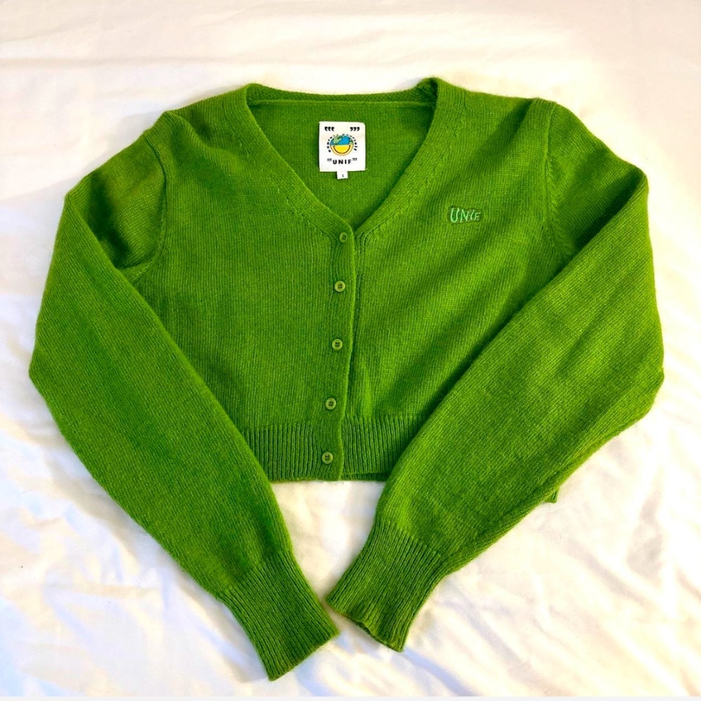 Unif green liv cardigan 💚